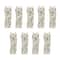 Glitzhome® 32" Elegant Snowflake Ribbon Christmas Bows, 9ct.
